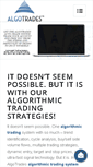 Mobile Screenshot of algotrades.net