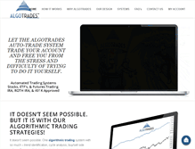 Tablet Screenshot of algotrades.net
